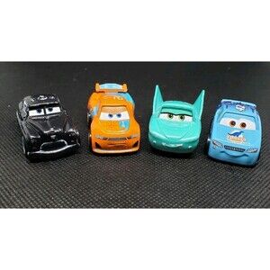 Disney/Pixar/Mattel/ Diecast/ Lot Of Four/ Mini Racers #21 #42  Sheriff And Flow